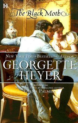 Cover of The Black Moth by Georgette Heyer, HQN 2008