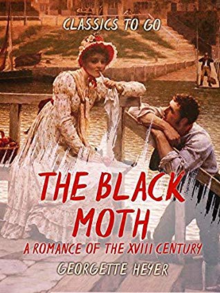 Cover of The Black Moth by Georgette Heyer, OTB 2018