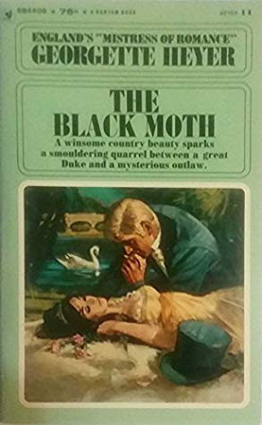 Cover of The Black Moth by Georgette Heyer, Bantam 1969