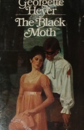Cover of The Black Moth by Georgette Heyer Pan Bantam 1984