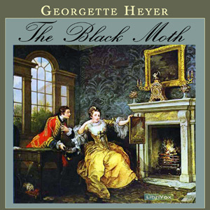 Cover of The Black Moth by Georgette Heyer, LibriVox 2008