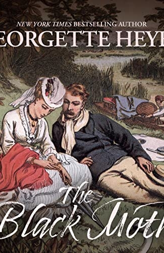 Cover of the Black Moth by Georgette Heyer, Dreamscape Media 2022
