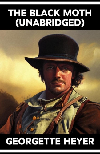 Cover of The Black Moth by Georgette Heyer, Slingshot Books 2022